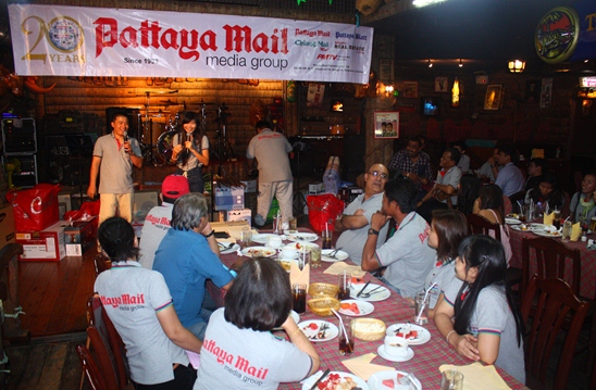 Pattaya Mail celebrates 20 years with staff party