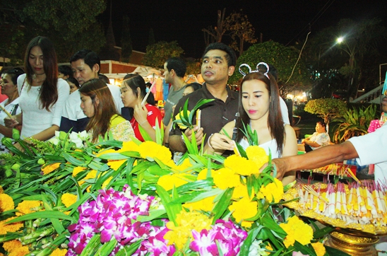 Makha Bucha Day in Pattaya