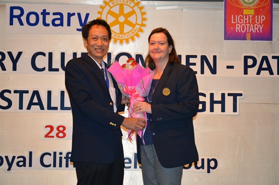 Rotary clubs install new presidents promising to Light Up Rotary 