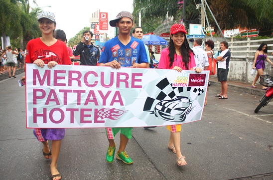 Souped-up beds dash down Beach Road