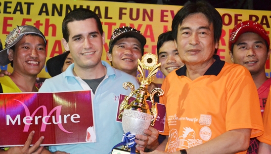 Souped-up beds dash down Beach Road