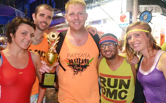 Souped-up beds dash down Beach Road