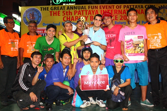 Souped-up beds dash down Beach Road