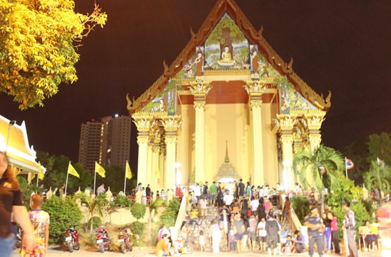 Asalha Buja Day & Buddhist Lent & Candles Parades in Pattaya 2014
