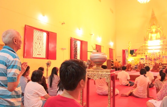 Asalha Buja Day & Buddhist Lent & Candles Parades in Pattaya 2014