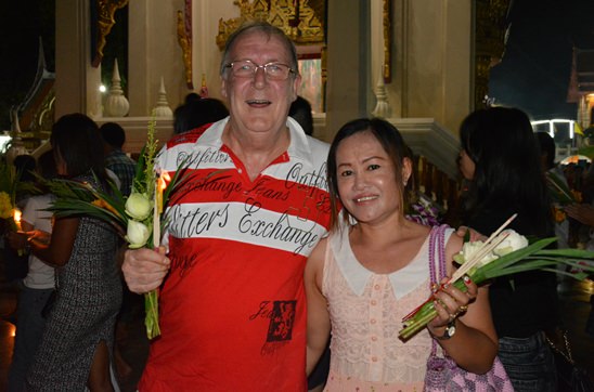 Asalha Buja Day & Buddhist Lent & Candles Parades in Pattaya 2014