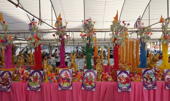 Asalha Buja Day & Buddhist Lent & Candles Parades in Pattaya 2014