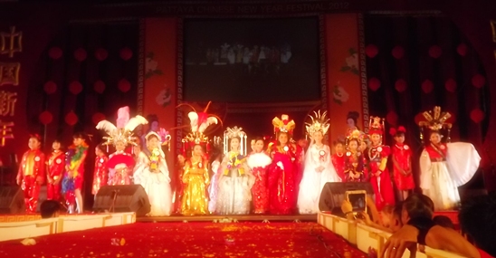 Dragons roam Pattaya as city marks start of Chinese New Year