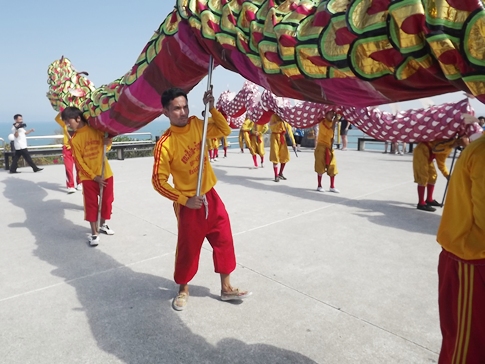 Dragons roam Pattaya as city marks start of Chinese New Year