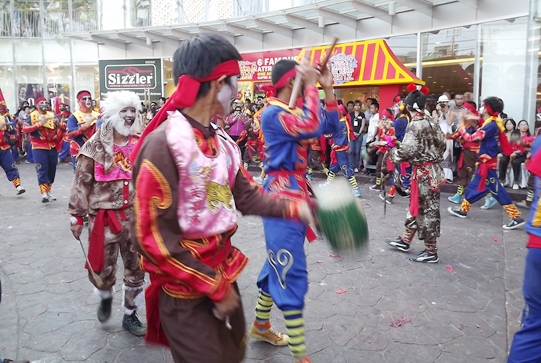 Dragons roam Pattaya as city marks start of Chinese New Year