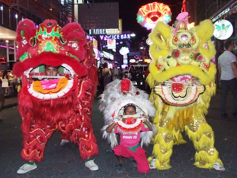 Dragons roam Pattaya as city marks start of Chinese New Year