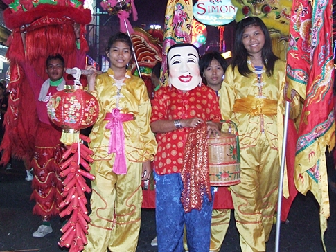 Dragons roam Pattaya as city marks start of Chinese New Year