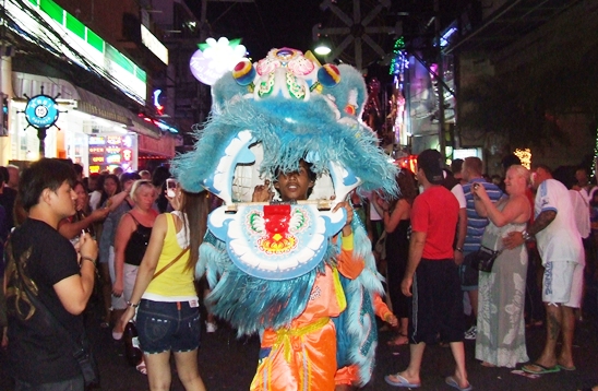 Dragons roam Pattaya as city marks start of Chinese New Year