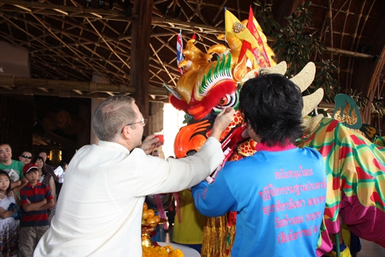 Dragons roam Pattaya as city marks start of Chinese New Year
