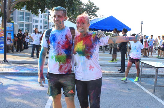 Pattaya�s First Ever Colour Run brings smiles and thumbs up from local community