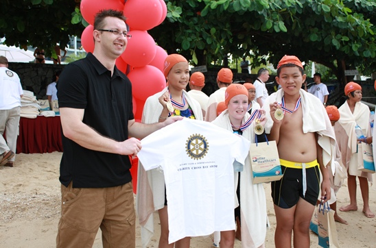 Rotary Charity Cross Bay Swim raises much needed funds for humanitarian projects