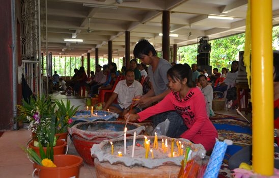 Prayers and merit making mark end of Buddhist Lent