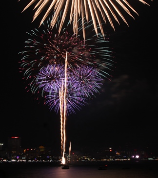 Pattaya International Fireworks Competition 2013