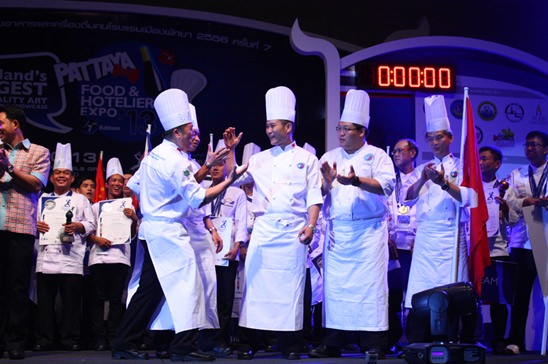 Hong Kong wins Culinary Cup at Pattaya Food & Hoteliers Expo 2013