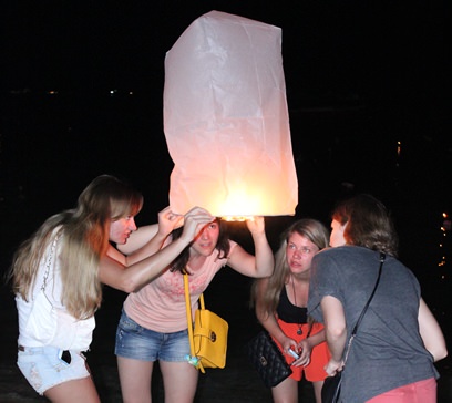 Loy Krathong Festival 2014