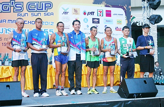 Kenyan champ defends his crown at Pattaya Marathon 2012