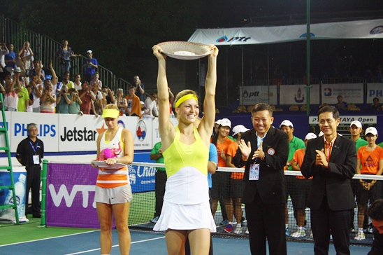 Kirilenko wins Pattaya Womens Open 2013 crown