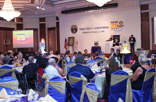 Rotary Club of Jomtien-Pattaya celebrates 25 years of humanitarian service