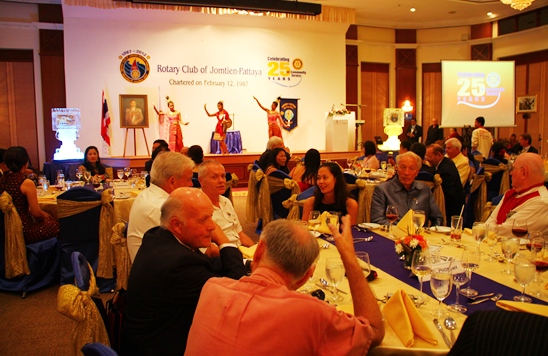Rotary Club of Jomtien-Pattaya celebrates 25 years of humanitarian service