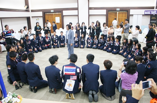 Final orientation for Rotary Youth Exchange students on eve of the great learning experience