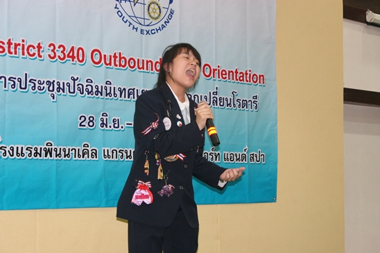 Final orientation for Rotary Youth Exchange students on eve of the great learning experience
