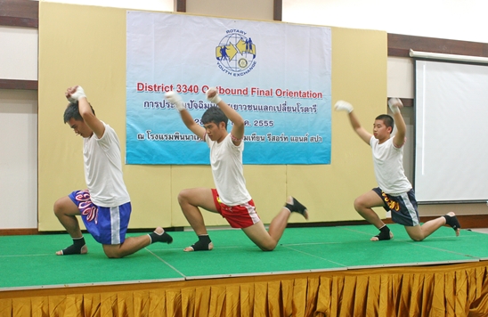 Final orientation for Rotary Youth Exchange students on eve of the great learning experience