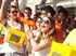 Rotary Youth Exchange Students march for flood relief