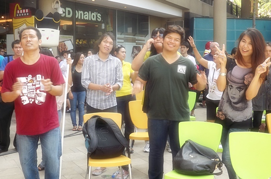 Rotary Youth Exchange Students march for flood relief