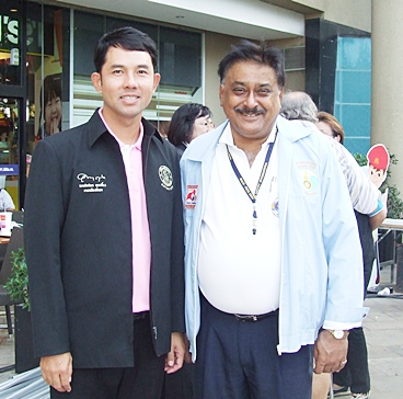Rotary Youth Exchange Students march for flood relief