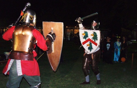 Guest ghosts were treated to phantom swordfights at Horseshoe Point.
