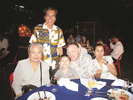 Ratana Yothawong with her Yamato family including the bubbly little Christian Suwanapoom Petersen. 