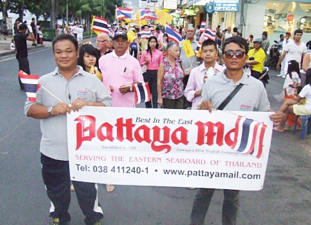 Pattaya Mail proudly takes part in the parade.