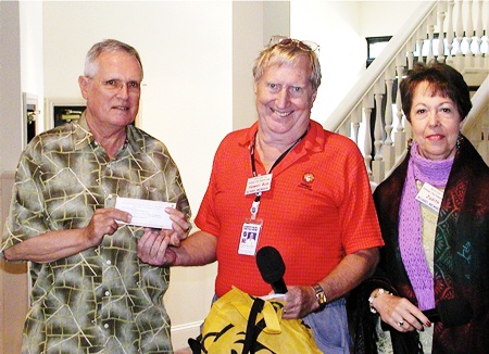 Member Joseph wins a free dinner ticket organised by Hawaii Bob.  Judith had heard Heathrow was closed by a blizzard …