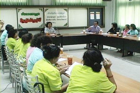 The Banglamung Women’s Association committee met Tuesday to discuss plans upcoming International Women’s Day on March 4.