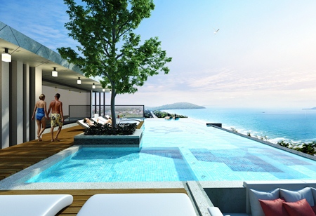 The rooftop terrace will feature a fitness studio and infinity pool.