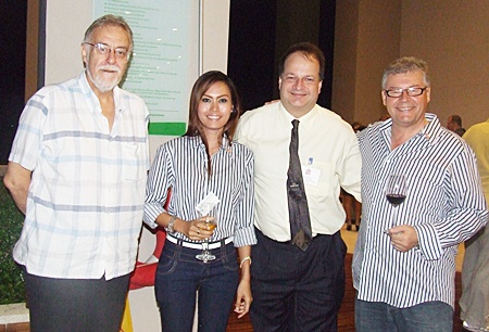 Chris Thatcher (Vice Chairman BCCT), Annda, Gerg Watkins (Executuve Director BCCT), Louis J. Van den Bergh (CEO 4A Properties).