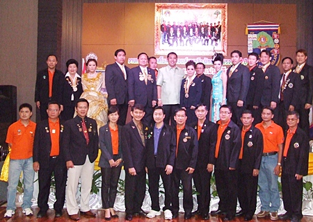 The Lions Club of Naklua-Pattaya celebrated its 10th anniversary with community leaders and other area club members. 
