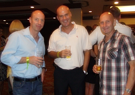 A happy threesome (l-r) Craig Smith (Royal Lotus Group Property), Stuart Daly (Pattaya Realty) and Dries Van Veen (Investor).