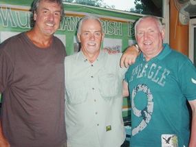 Mike Gaussa, Dave Edwards & John Chapman - the major Charity Day winners. 