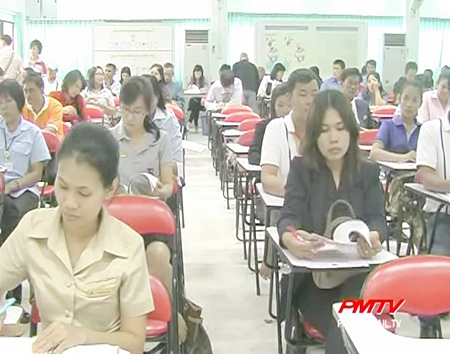 Factory bosses are told about the dangers of drugs.