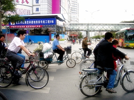 China by bicycle 