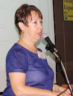 Membership Director Judith advises members of the encouraging state of memberships in Pattaya City Expats Club.