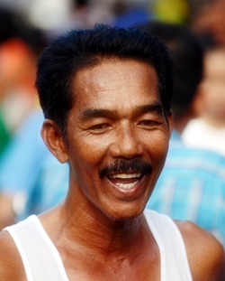 Time for a smile at the finish line.