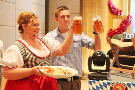 Peta Ruiter and Simon Bender invite everyone to  enjoy some fun and festivities Bavarian style at the Oktoberfest at the Hilton Pattaya, Oct. 23-24. 