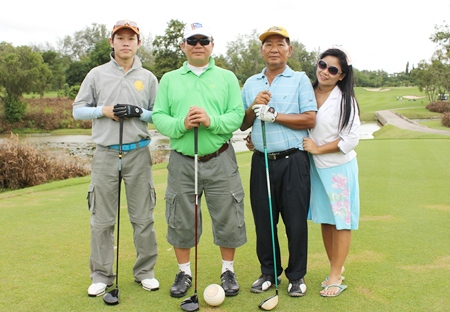 Lions Club golfers all set for the Challenge of Siam Country Club.